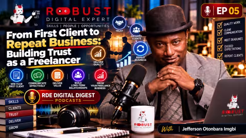 From First Client to Repeat Business: Building Trust as a Freelancer podcast cover